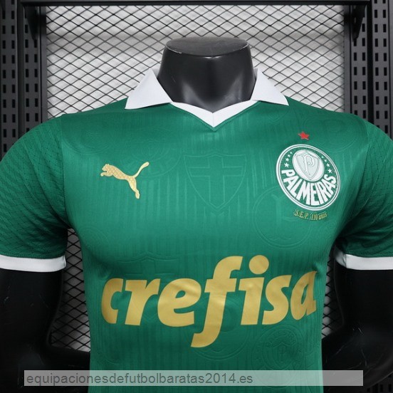 Nuevo 1ª Jugadores Camiseta Palmeiras 24/25 Verde Baratas